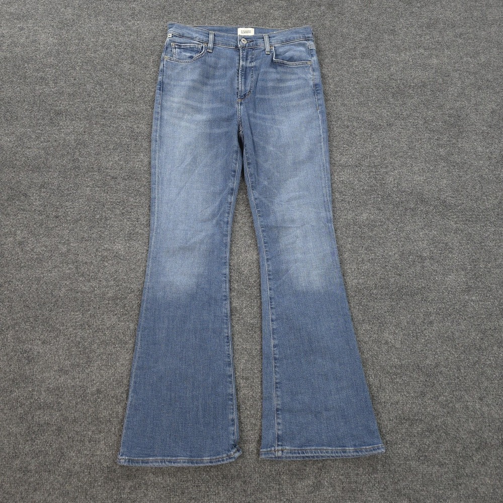 Citizens Of Humanity Jeans Womens 27 Blue Lilah Mid Rise‎ Flare Stretch Denim